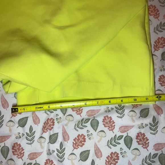 Zara Neon Lime Wrap-Front Skort size:XS - Picture 7 of 9